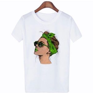 NEW “Green Bandana” white tshirt